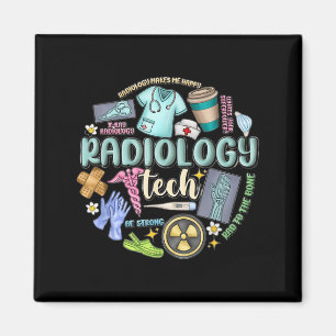 Radiology Technician Christmas Rad Tech X-ray Tech Magnet