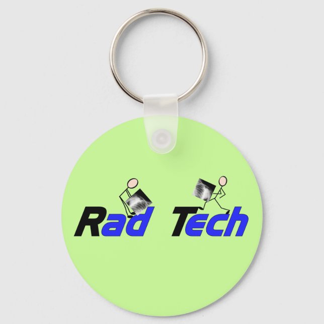Radiology Technician "Rad Tech" Gifts Keychain (Front)