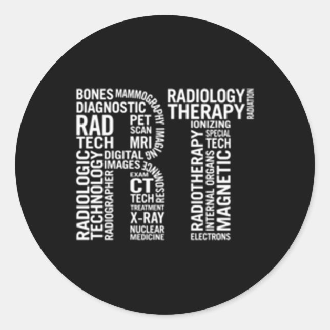Radiology Technologist Classic Round Sticker (Front)