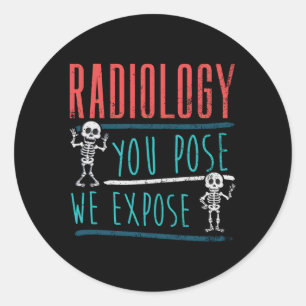 Radiology Week And Radiology School Classic Round Sticker