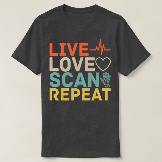 Radiology Xray Rad Tech Pharmacy Tech Phlebotomist T-Shirt (Design Front)