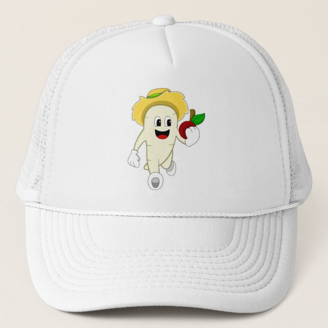 Radish as Farmer with Fruit Trucker Hat (Front)