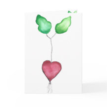 Radish carte de remerciements