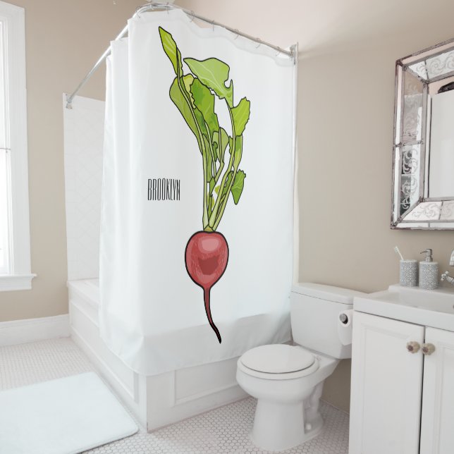 Radish cartoon illustration  (In Situ)