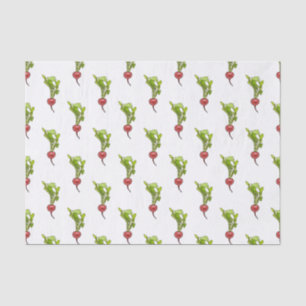 Radish cartoon illustration  tissue paper
