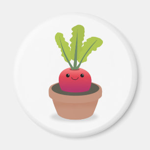Radish Character Magnet