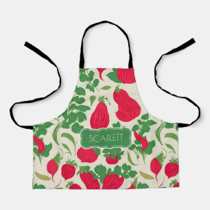 Radish Mosaic Colourful Personalized Pattern Apron