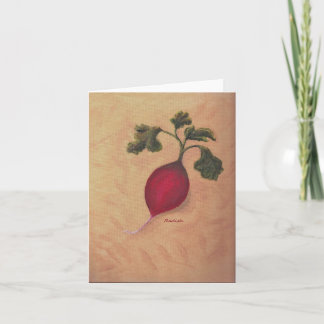 Radish Note Card
