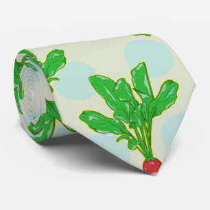 Radish Pattern Polka dots Tie