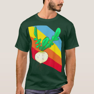 Radish Vegetables Food Vegan Vegetarian 1236 T-Shirt