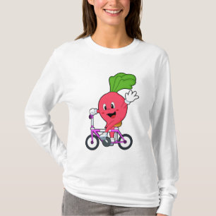 Radish with Bicycle T-Shirt