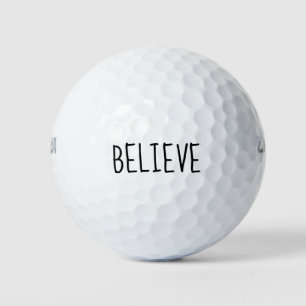 Rae Dunn inspired Believe Golf Balls