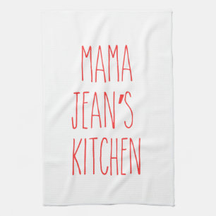RAE DUNN Inspired Custom Name Kitchen Baking Kitchen Towel