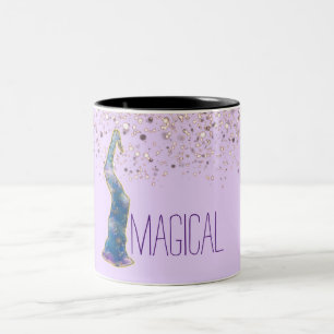 Rae Dunn Inspired Two-Tone Coffee Mug