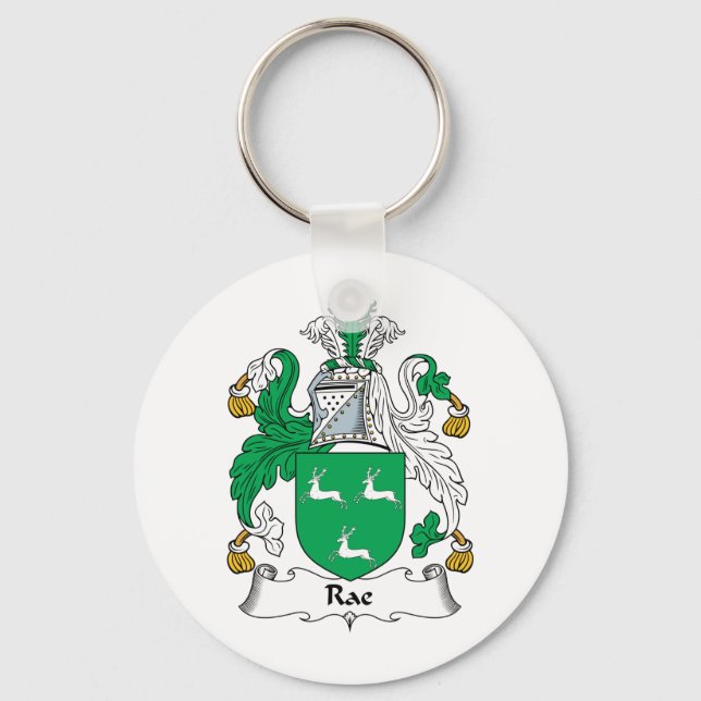 Rae Family Crest Keychain (Front)