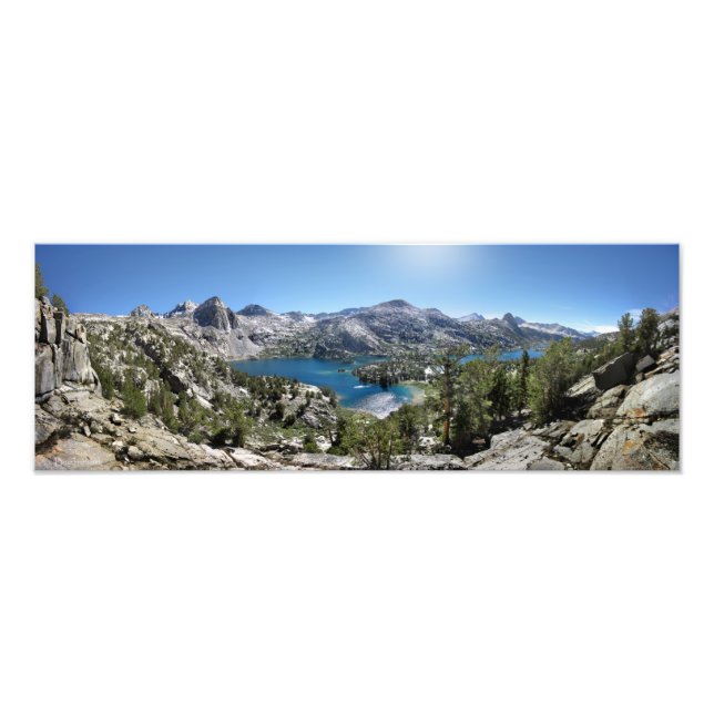 Rae Lakes - John Muir Trail - Kings Canyon Photo Print (Front)