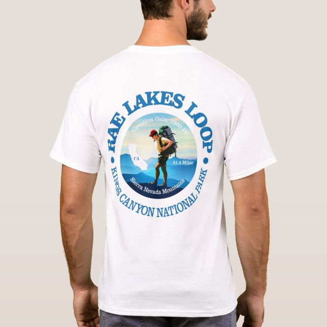 Rae Lakes Loop (C) T-Shirt (Back)
