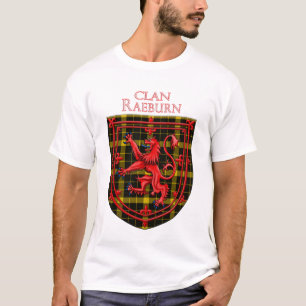 Raeburn Tartan Scottish Plaid Lion Rampant T-Shirt
