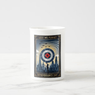 RAF Art Deco Remembrance Day Edition Bone China Mug