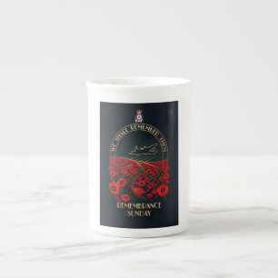 RAF Art Deco Remembrance Day Edition Bone China Mug