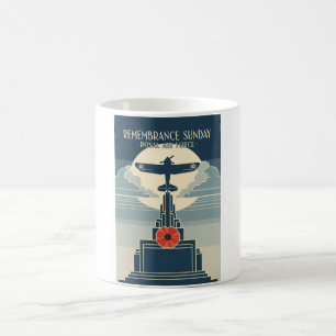 RAF Art Deco Remembrance Day Edition Coffee Mug