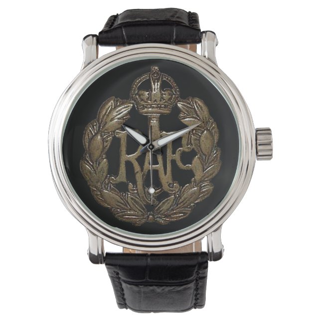 RAF Cap Badge WWII King George Watch (Front)