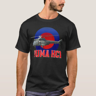 RAF Puma Helicopter in RAF roundel T-Shirt