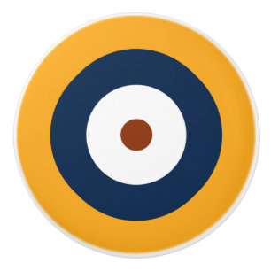 RAF Type A.1 Roundel Ceramic Knob