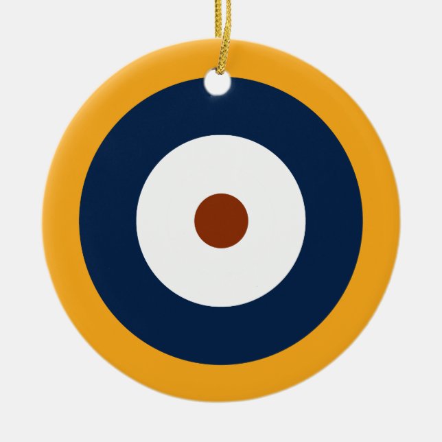 RAF Type A.1 Roundel Ceramic Ornament (Front)