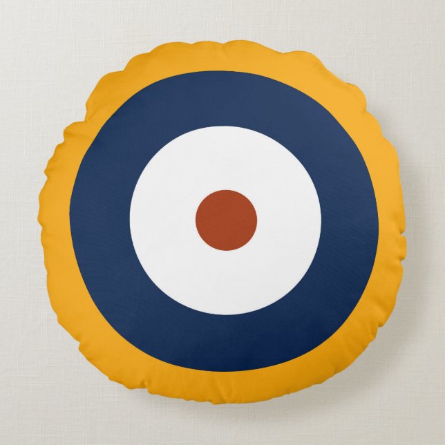 RAF Type A.1 Roundel Round Pillow (Front)