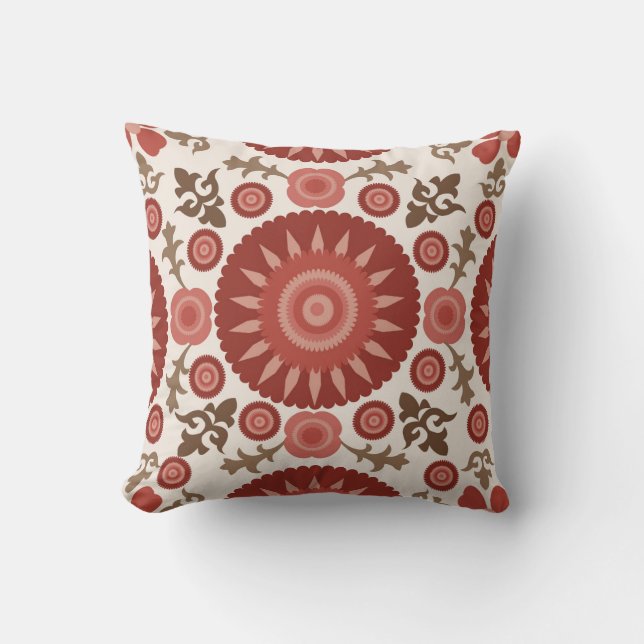 Rafa Suzani II Throw Pillow (Front)