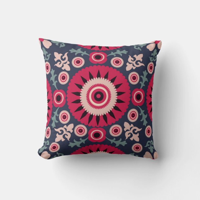 Rafa Suzani III Throw Pillow (Front)