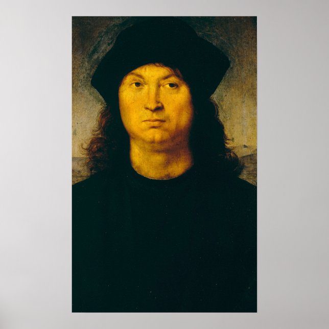 Raffaello Sanzio da Urbino - ritratto di uomo 1 Poster (Front)
