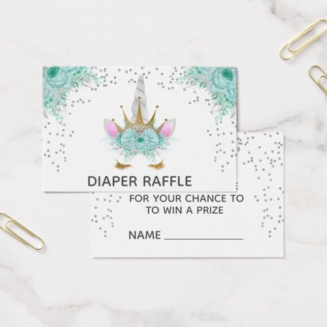 Raffle de couche Princesse Mint, Argent et Or Unic (Bureau)