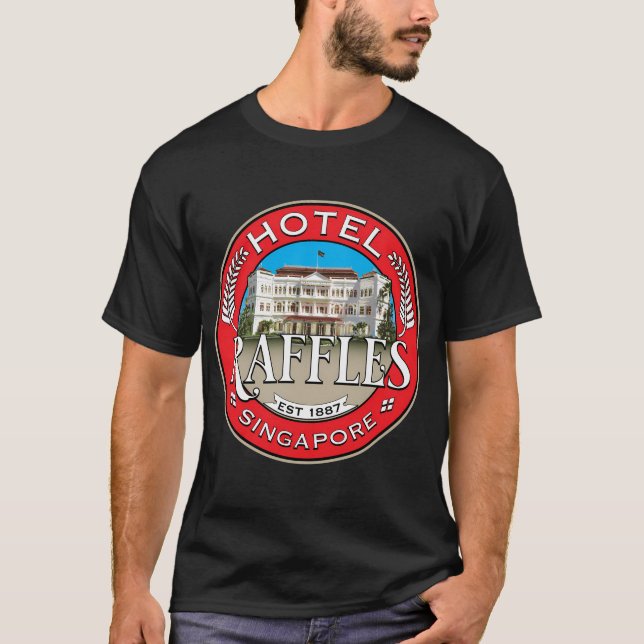 Raffles Hotel Singapore Suitcase T-Shirt (Front)