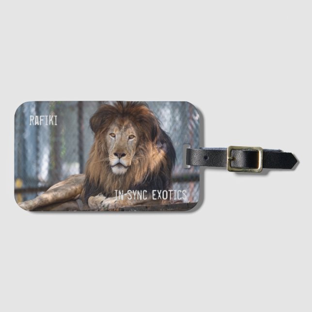 Rafiki - luggage tag (Front Horizontal)