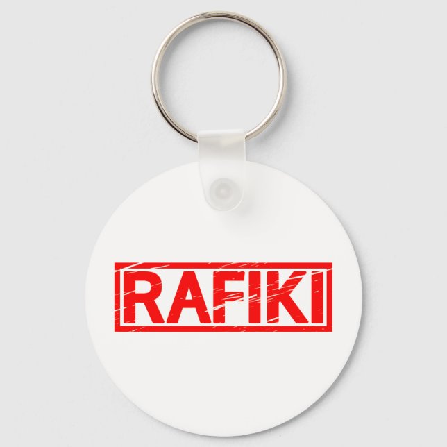 Rafiki Stamp Keychain (Front)