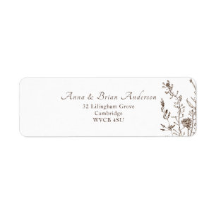 Rafraîchir les herbes sauvages Mariage de fleurs