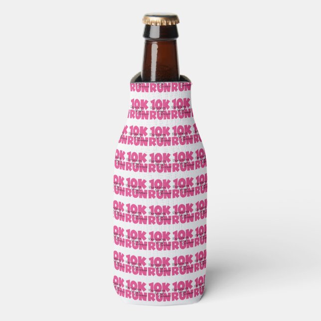 Rafraichisseur De Bouteilles 10K Run Sport Rose (Bottle Devant)