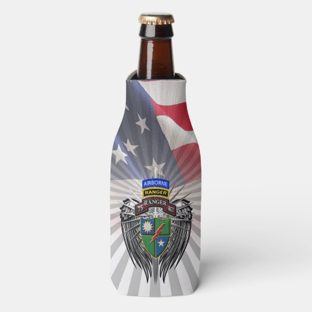 Rafraichisseur De Bouteilles 75e Ranger Régiment "Rangers Lead the Way" (Bottle Devant)