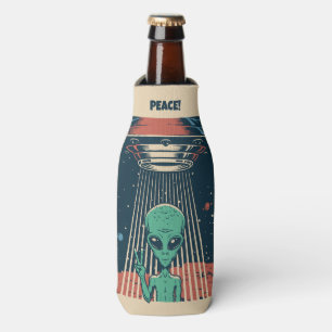 Rafraichisseur De Bouteilles Alien UFO de nom personnalisé