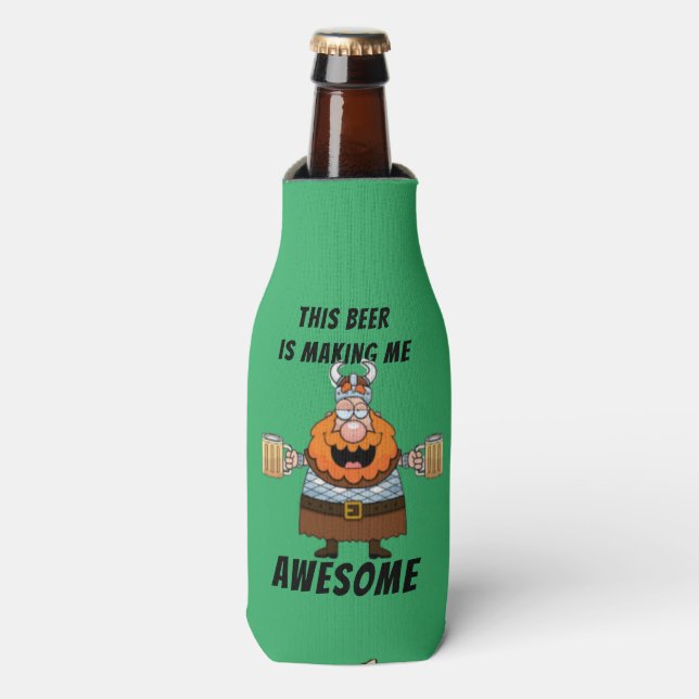 Rafraichisseur De Bouteilles Amusante nouveauté Anniversaire Cadeau Joke Bière  (Bottle Devant)