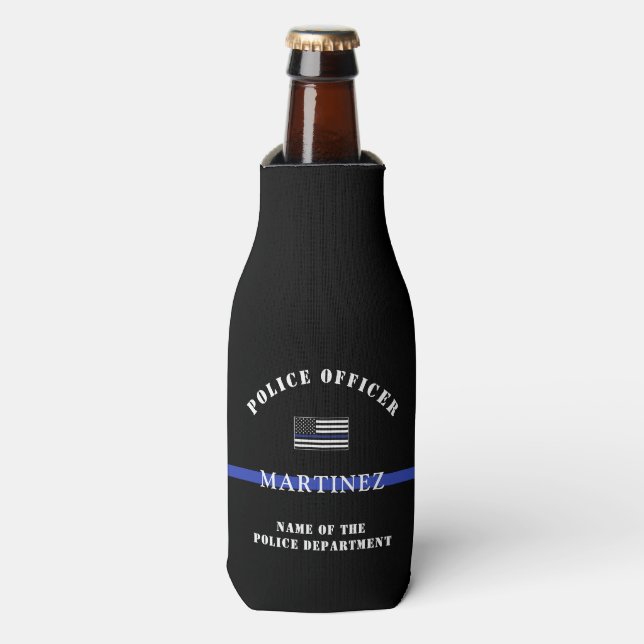 Rafraichisseur De Bouteilles Appréciation de l'agent de police de la ligne bleu (Bottle Devant)
