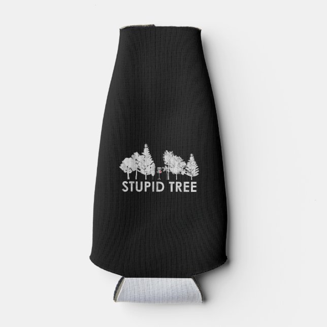 Rafraichisseur De Bouteilles Arbre Imbécile Disque Golf Sports Lover Cadeau (Devant)