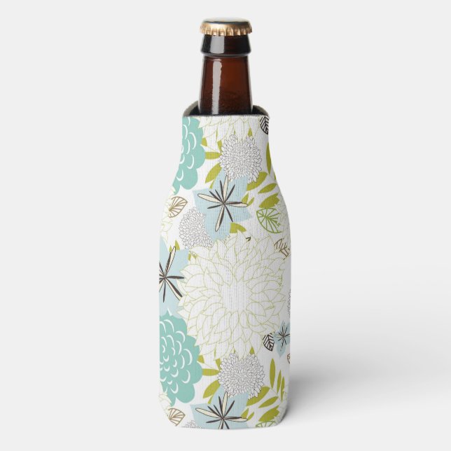 Rafraichisseur De Bouteilles Arrière - plan floral (Bottle Devant)