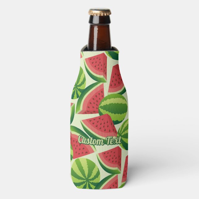 Rafraichisseur De Bouteilles Arrière - plan sans couture de pastèque (Bottle Devant)
