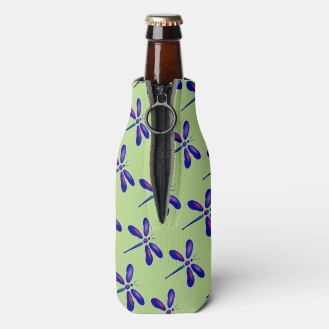 Rafraichisseur De Bouteilles Art numérique de libellules (Bouteille Dos)