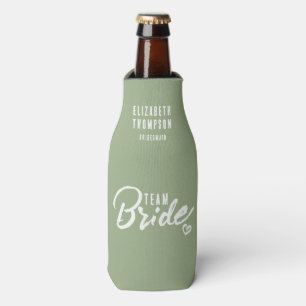 Rafraichisseur De Bouteilles Bachelorette Personnalisée Sage Bière verte
