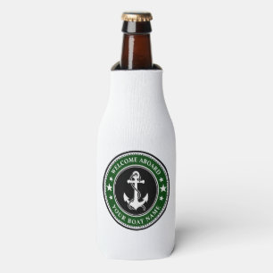 Rafraichisseur De Bouteilles Bienvenue à bord de votre bateau Nom Ancre Stars