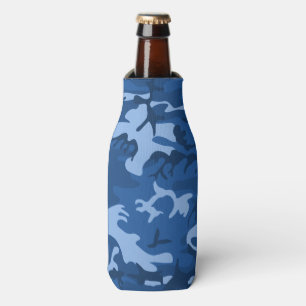Rafraichisseur De Bouteilles Bleu Camouflage